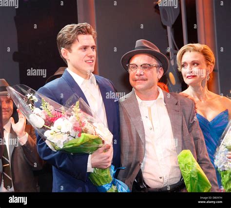 Aaron Tveit, Norbert Leo Butz and Rachel de Benedet Opening night of ...