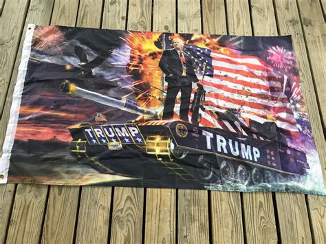 Donald Trump Tank Flag – Rebel Nation