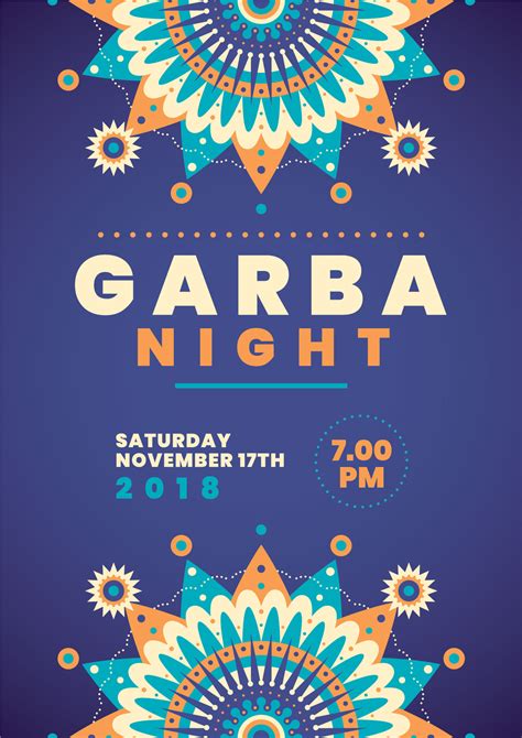 Garba night 240059 Vector Art at Vecteezy