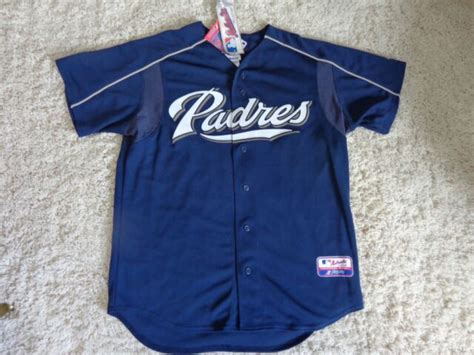 VINTAGE MLB San Diego Padres Jersey All Sewn Nice Button Up by Majestic ...