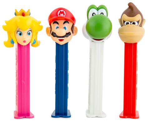 6 x PEZ Nintendo Super Mario Candy Dispenser 17g | GroceryRun.com.au