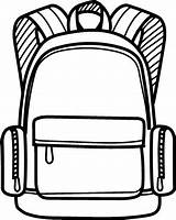 Backpack Drawing  Free Download On ClipArtMag sketch template