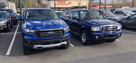 2019 Ford Ranger vs 2011 Ford Ranger Size Comparison - The Ranger Station