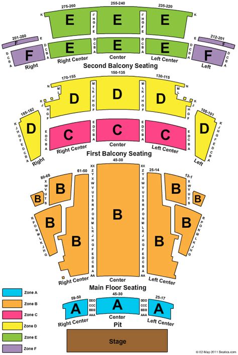 Northern Alberta Jubilee Auditorium Seating Chart | Northern Alberta Jubilee Auditorium ...