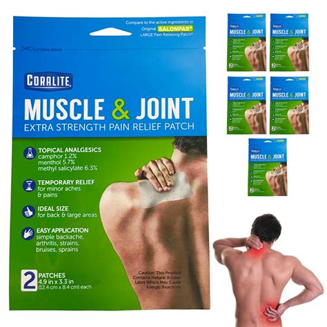 12 Pain Relief Patches Arthritis Back Waist Muscle Joint Shoulder ...