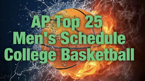 How to the AP Top 25 schedule today? College basketball on Dec. 17 ...