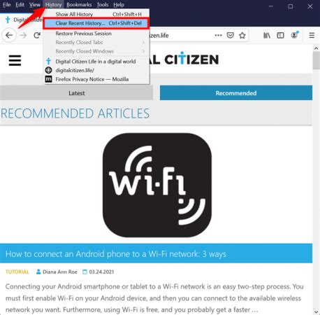 How to clear cookies on Firefox in Windows and macOS - Digital Citizen