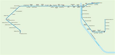 Delhi Metro Blue Line: Route, schedule, stops, maps, timings 2024