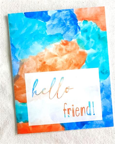 Hello Friend Card - Paper by Janey