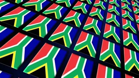 South Africa Flag Animated Background 3d... | Stock Video | Pond5