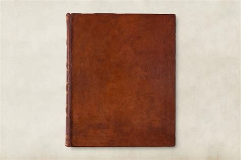 Free Photo | Antique blank book cover, brown leather with design space