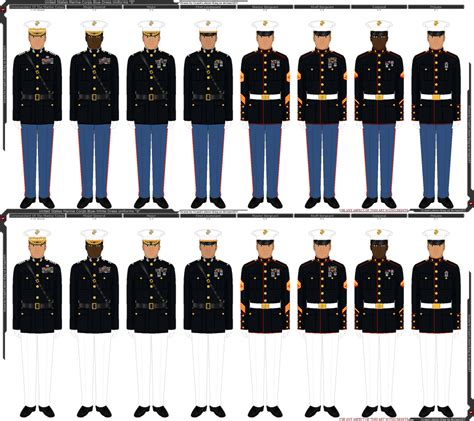 United States - Marine Corps Dress Uniforms ''B'' by Grand-Lobster-King ...