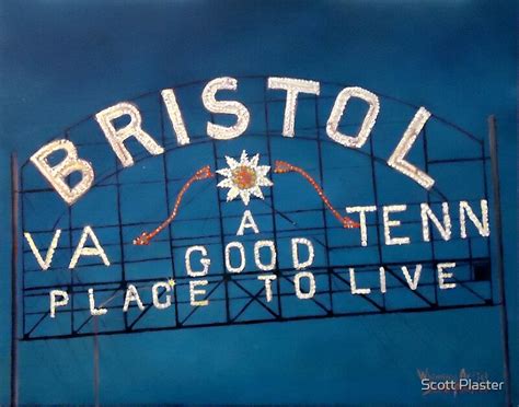 "Bristol Sign Bristol VA TENN" by Scott Plaster | Redbubble