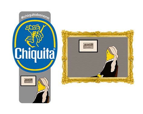 Chiquita Banana Art Stickers | Masterpieces of flavor, nutrition, and quality.