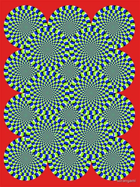 "Rotating Snakes Illusion" T-shirt by suranyami | Redbubble