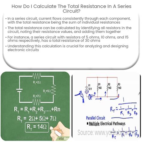 How do I calculate the total resistance in a series circuit?