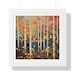 Birch Tree Abstract Painting Art Print Abstract Print Abstract Wall Art ...