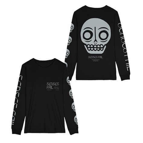 Senses Fail Skull Black Long Sleeve