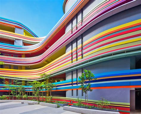 This crazy Singapore school looks like it’s made from rainbow lollipops Nanyang Primary School ...