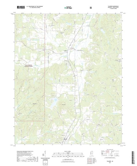 Falkner, MS (2021, 24000-Scale) Map by United States Geological Survey ...