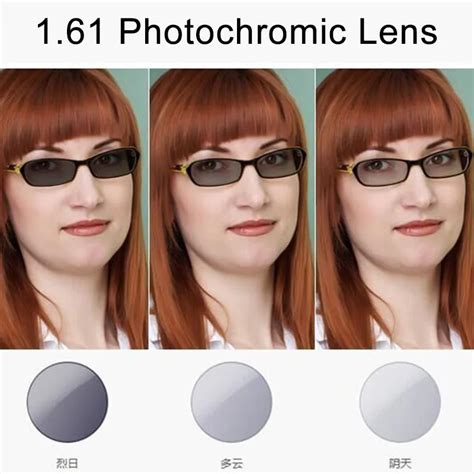 1.61 MR 8 A grade Photochromic Gray Brown Optical Lenses For Myopia ...