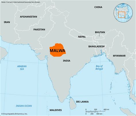 Malwa Plateau Map