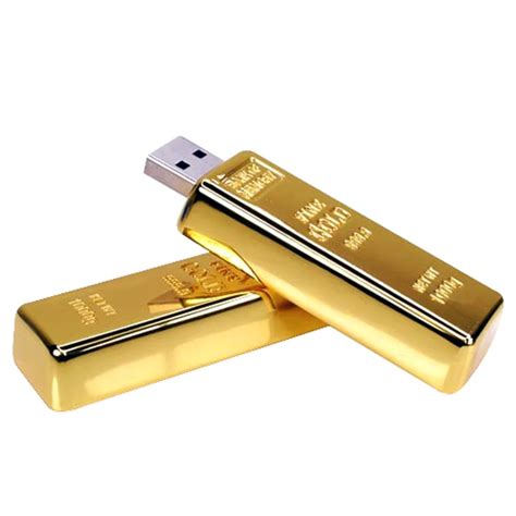 free ship Newest design golden usb flash drive pen drive 8GB 16GB 32GB Gold Bar USB 2.0 Flash ...