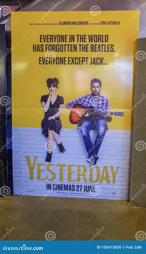 Yesterday Movie Poster, is a British Romantic Comedy Film about a ...