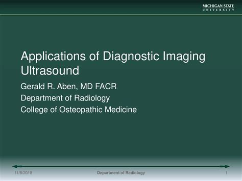 Applications of Diagnostic Imaging Ultrasound - ppt download