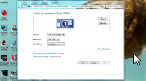 Windows 7 - Adjust Screen Resolution, Refresh Rate, and Icon Size - Remove Flicker [Tutorial ...