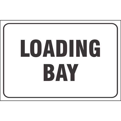 Loading Bay Signs | General Site Facility Signs Ireland