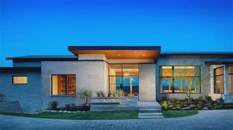 Image result for u shaped mid century modern house plans | Contemporary house design, Facade ...