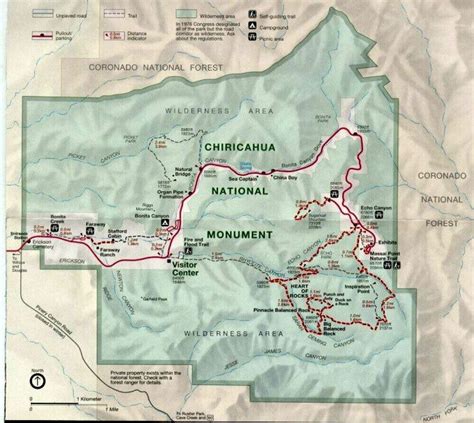 CHIRICAHUA NATIONAL MONUMENT MAP PDF