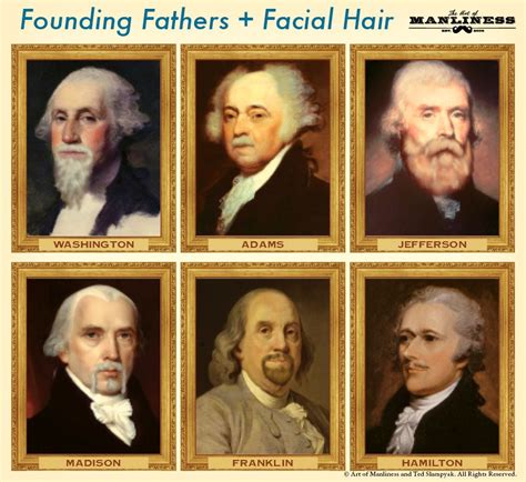 Founding Fathers + Facial Hair | The Art of Manliness