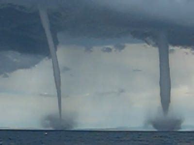 Tornados Over the Ocean