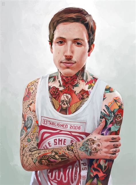 Oliver Sykes from Bring Me The Horizon by DziKawa #digital #digitalart #art #oliversykes # ...