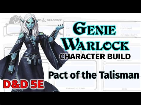 D&D Genie Warlock 5E Build - Pact of the Talisman