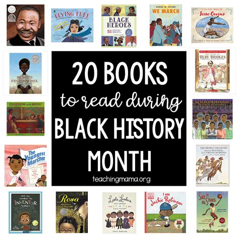 Picture Books For Black History Month Elementary - Printable Templates