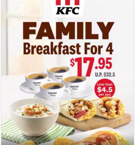 2 Jun 2020 Onward: KFC Family Breakfast Promo - SG.EverydayOnSales.com