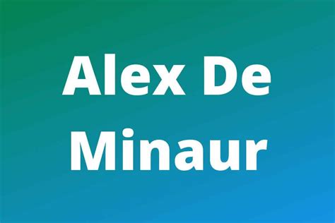 Alex De Minaur: Net Worth, Girlfriend and Tennis Earnings (2023) - Work ...