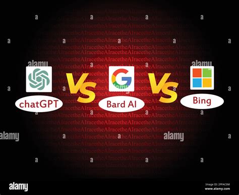 Ai chatbots comparisons. chat gpt vs bard ai vs bing ai. Digital art ...