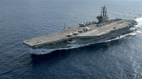 Download Warship Aircraft Carrier Military USS Ronald Reagan (CVN-76) HD Wallpaper