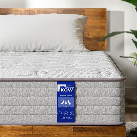 12 inch Full-size Soft Innerspring Mattress, Medium Firm Gel Memory Foam, in a Box - Walmart.com