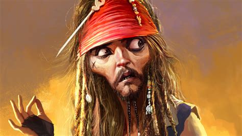 1920x1080 Resolution Jack Sparrow Pirates Of The Caribbean Funny 1080P Laptop Full HD Wallpaper ...