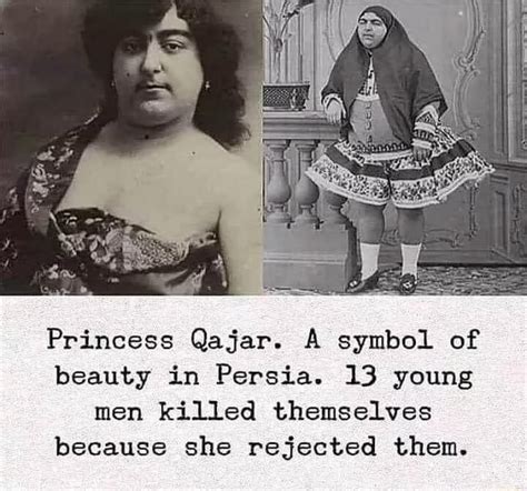 Princess Qajar. A symbol of beauty in Persia. 13 young men killed ...