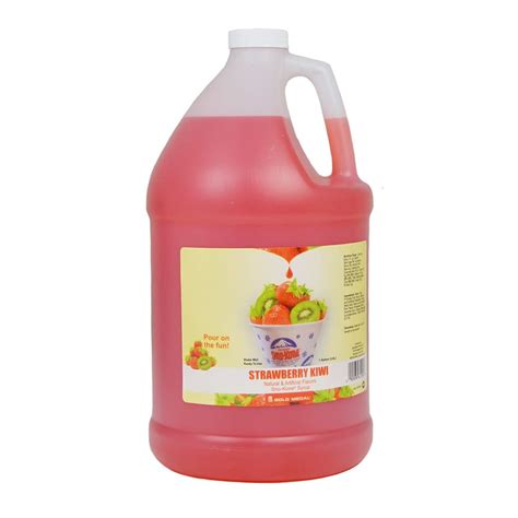 Gold Medal 1256 Strawberry Kiwi Snow Cone Syrup, Ready-To-Use, (4) 1 ...