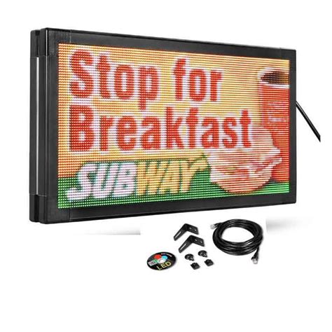 25x63" Outdoor Electronic Message Board Signs