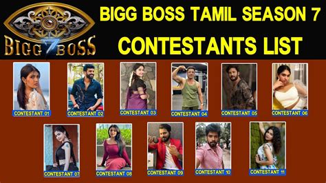 Bigg Boss 7 Tamil - Contestants Final List | Kamal Haasan | BB7 Tamil Contestants List - YouTube