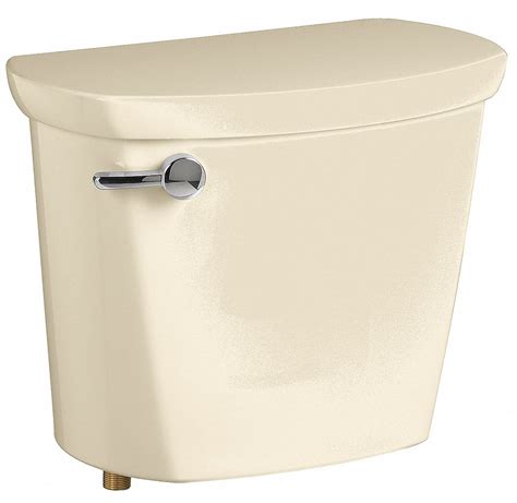 AMERICAN STANDARD Gravity Fed, Single Flush, Left Hand Trip Lever, Toilet Tank, 1.28 Gallons per ...