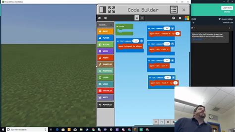 Introducing Code Builder for Minecraft Education Edition - YouTube